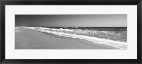 Framed Route A1A, Atlantic Ocean, Flagler Beach, Florida, USA Print