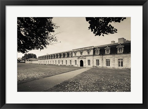 Framed Facade of the rope making factory of the French Navy, Corderie Royale, Rochefort, Charente-Maritime, Poitou-Charentes, France Print