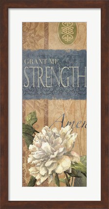 Framed Strength Print
