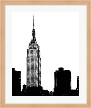 Framed NYC Skyline I Print