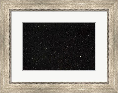 Framed Widefield view of the constellations Virgo and Coma Berenices Print