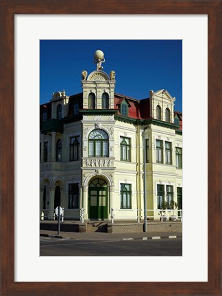 Framed Historic Hohenzollern Building 1906, Swakopmund, Namibia, Africa. Print