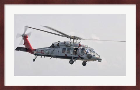 Framed SH-60 Helicopter Print