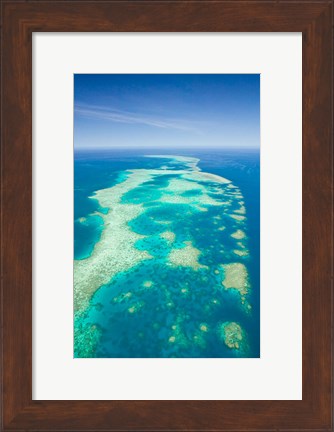 Framed Australia, Cairns, Great Barrier Reef, Elford Reef Print