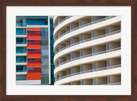 Framed Australia, Saville and Rydges Hotels, Modern building Print