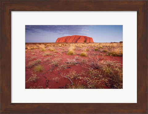 Framed Australia, Uluru-Kata Tjuta NP, Outback, Ayers Rock Print