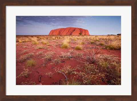 Framed Australia, Uluru-Kata Tjuta NP, Outback, Ayers Rock Print