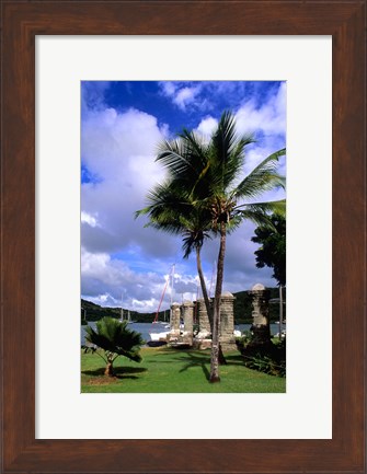 Framed Colorful Nelsons Dockyard, English Harbour, Antigua Print