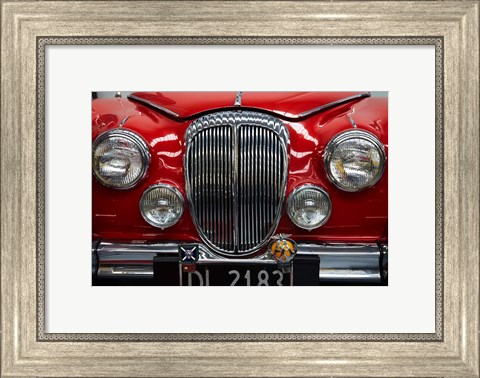 Framed Classic car, Mark I Jaguar Print