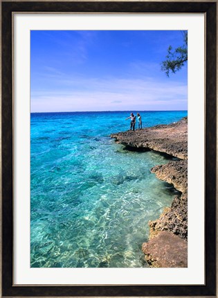 Framed Cuevade De Los Peces, Peninsula De Zapata, Cuba Print