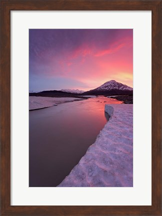 Framed British Columbia, Alsek River Valley, Alsek River Print