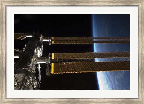 Framed Portion of the International Space Station Print