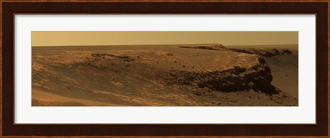 Framed Layers of Cape Verde in Victoria Crater Print