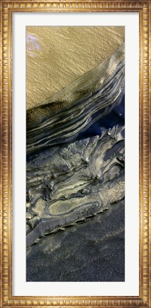 Framed Layers Exposed at Polar Canyon Print