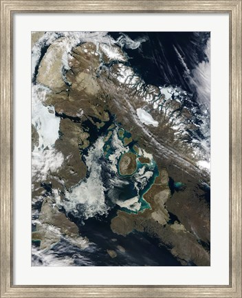 Framed Foxe Basin, Northern Canada Print