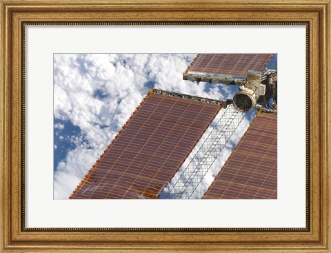 Framed Repaired Solar Array on the International Space Station Print