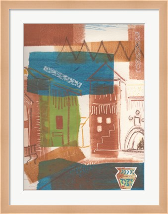 Framed Sedona Town Print