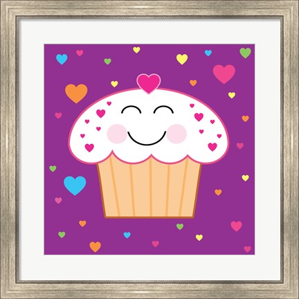 Framed Cupcake Print