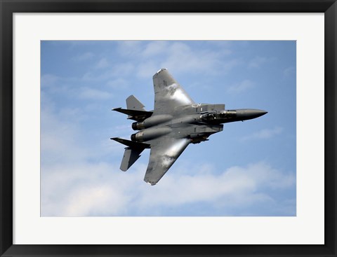 Framed F-15E Strike Eagle Print