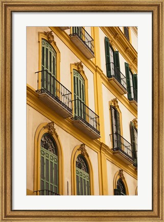 Framed Birth Place of Pablo Picasso, Malaga, Spain Print