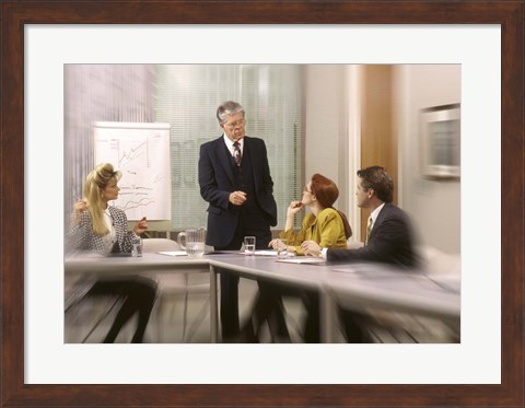 Framed Corporate Meeting Print