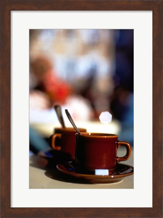 Framed Cafe, Aix En Provence, France Print