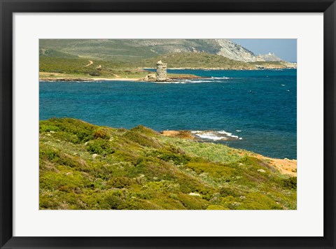 Framed Genoan Towers, Corsica Print