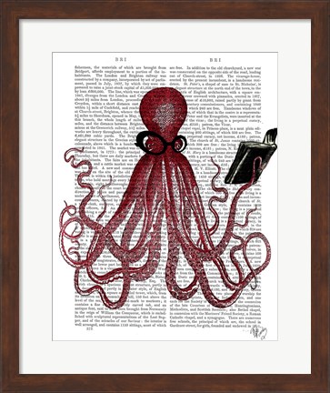 Framed Intelligent Octopus Print