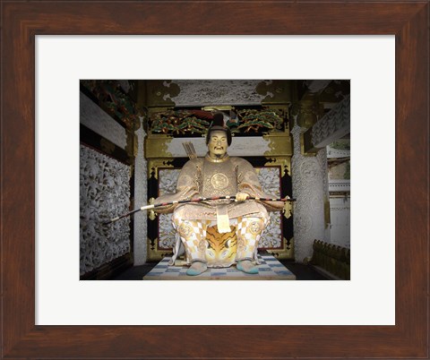 Framed Nikko Golden Sculpture Front Print