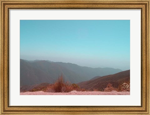 Framed Southern California Mountains 1 Print