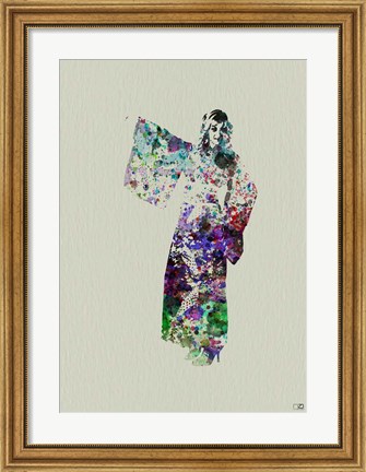 Framed Kimono Dancer 6 Print