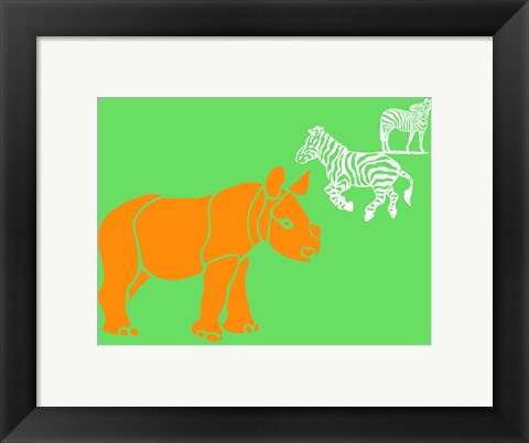 Framed Safari 1 Print