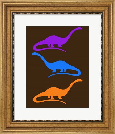 Framed Dinosaur Family 26 Print