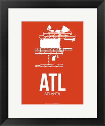 Framed ATL Atlanta 3 Print