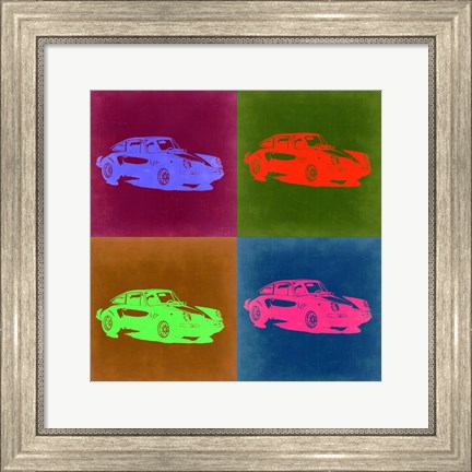 Framed Porsche Pop Art 3 Print