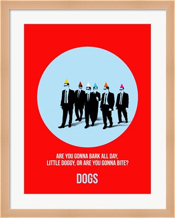 Framed Dogs 2 Print