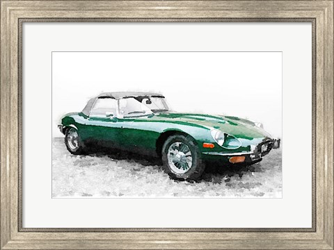 Framed 1961 Jaguar E-Type Print