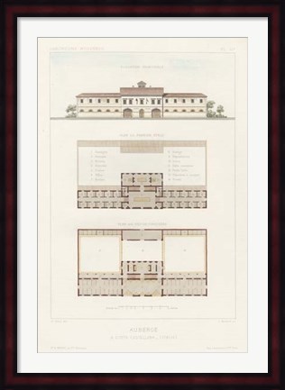 Framed Habitations Modernes II Print