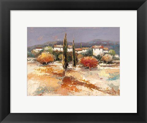Framed Borgo nel Sole Print