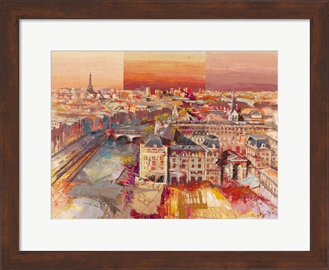 Framed Sognando Parigi Print