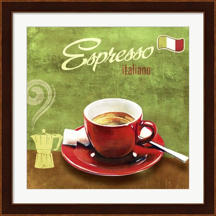 Framed Espresso I Print