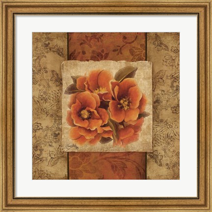 Framed Spice Flower I Print