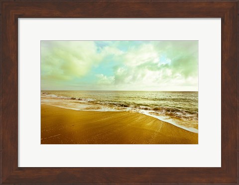 Framed Gold Beach Print