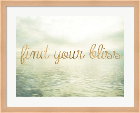 Framed Water Bliss I Print