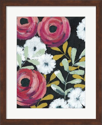 Framed Flor de Color I Print