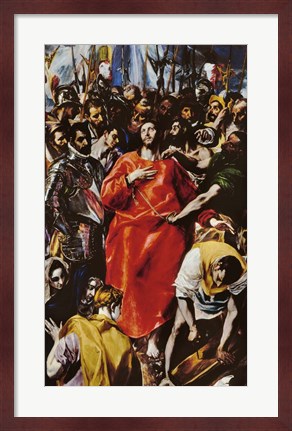 Framed Despoiling of Christ Print