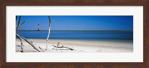 Framed Morris Island Lighthouse, South Carolina Print