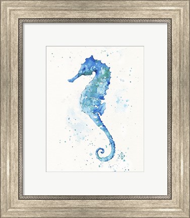 Framed Sailing Along (Seahorse) Print