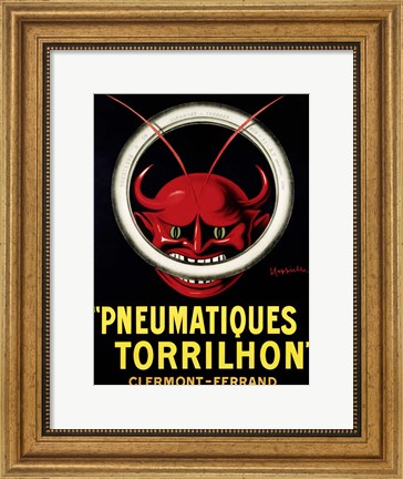 Framed Pneumatiques Torrilhon Print
