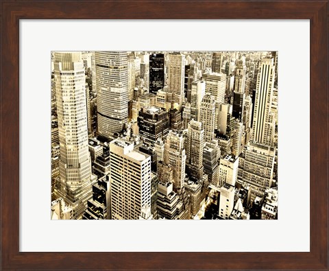 Framed Skycrapers in Manhattan, NYC Print